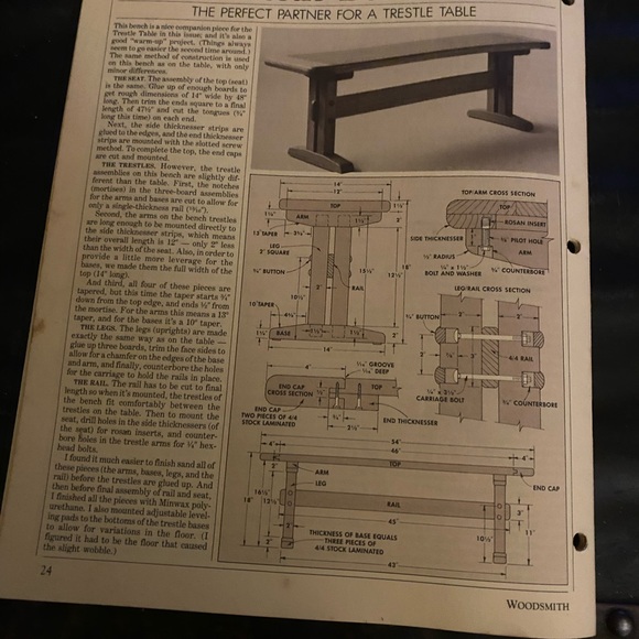 🎉5/$10🎉 Woodsmith magazine number 22 July 1982 Modular storage system - Picture 11 of 14